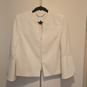 White House Black Market Cream Blazer